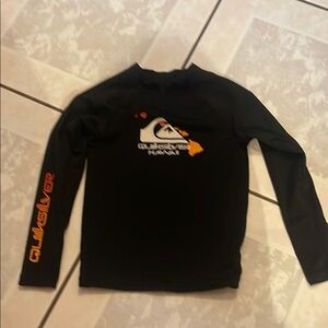 Quiksilver Black Long Sleeve Shirt